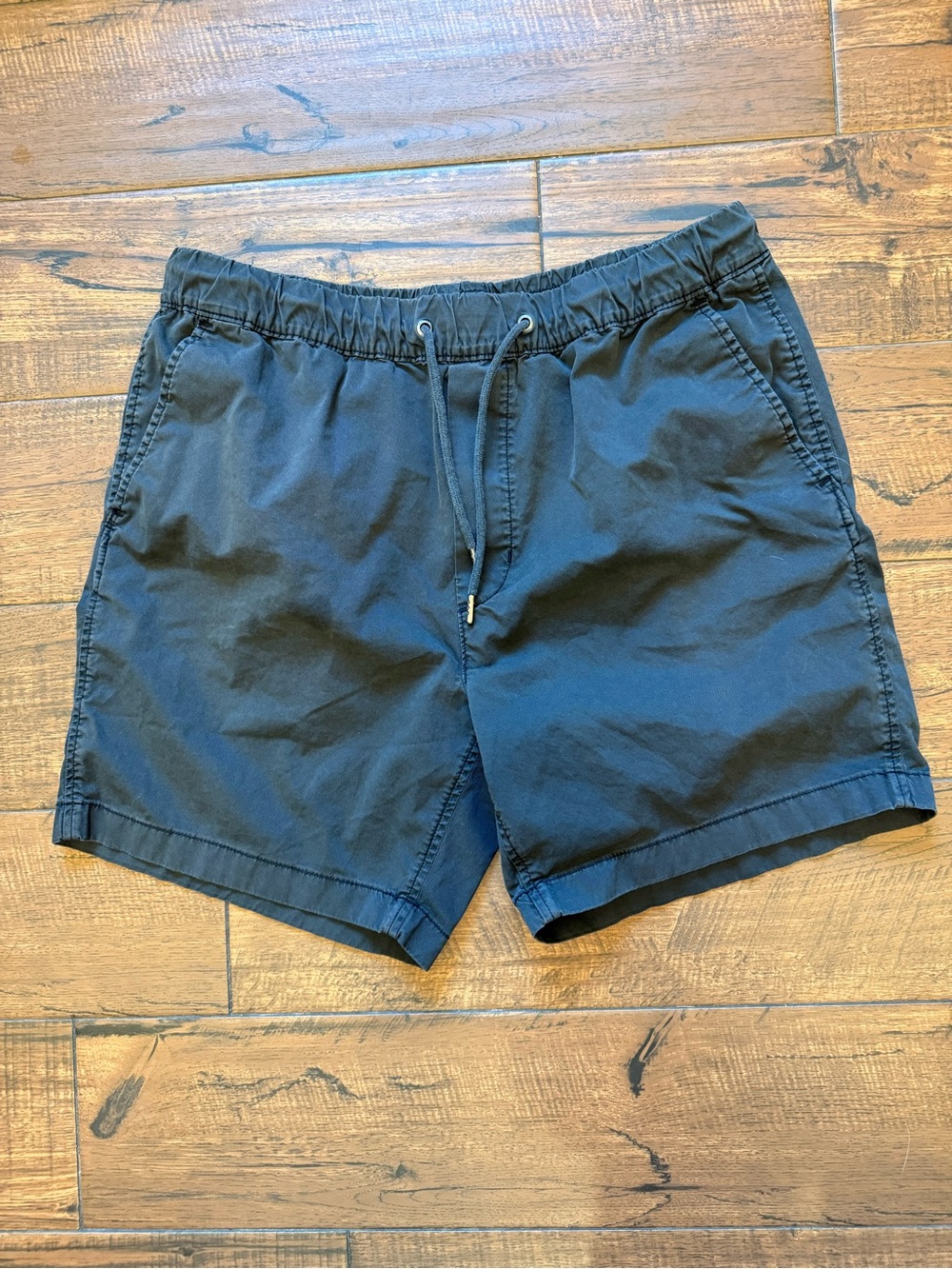 American Eagle Flex Pull On Shorts Men’s Medium Dark Grey Elastic Waist Casual